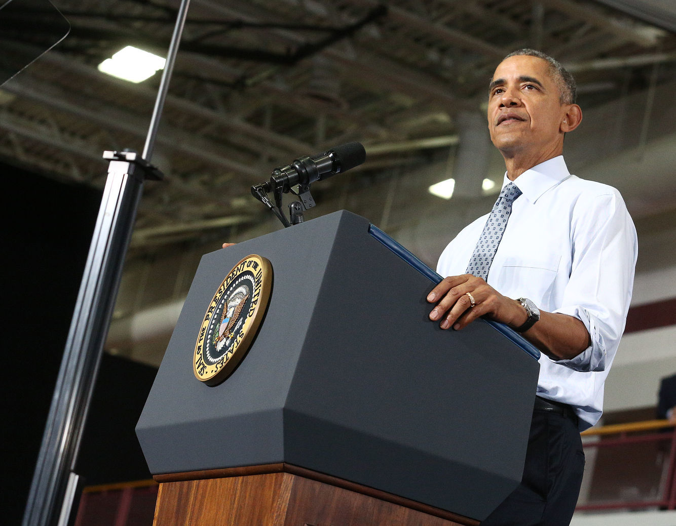 2015: President Barack Obama in La Crosse
